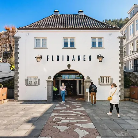 דירה Dinbnb L 200m To Torgallmenningen L High-end L Steps From Center