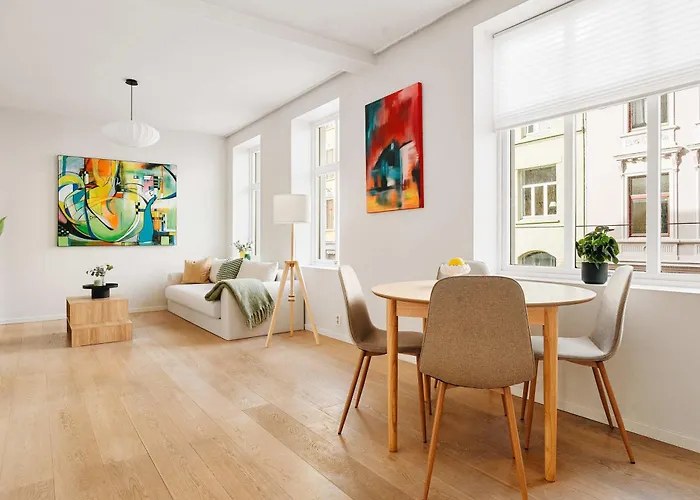 Apartament Dinbnb L 200m To Torgallmenningen L High-end L Steps From Center *